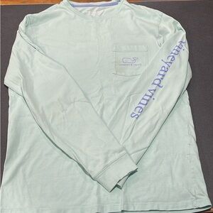 Vineyard Vines Green Long Sleeve Tee